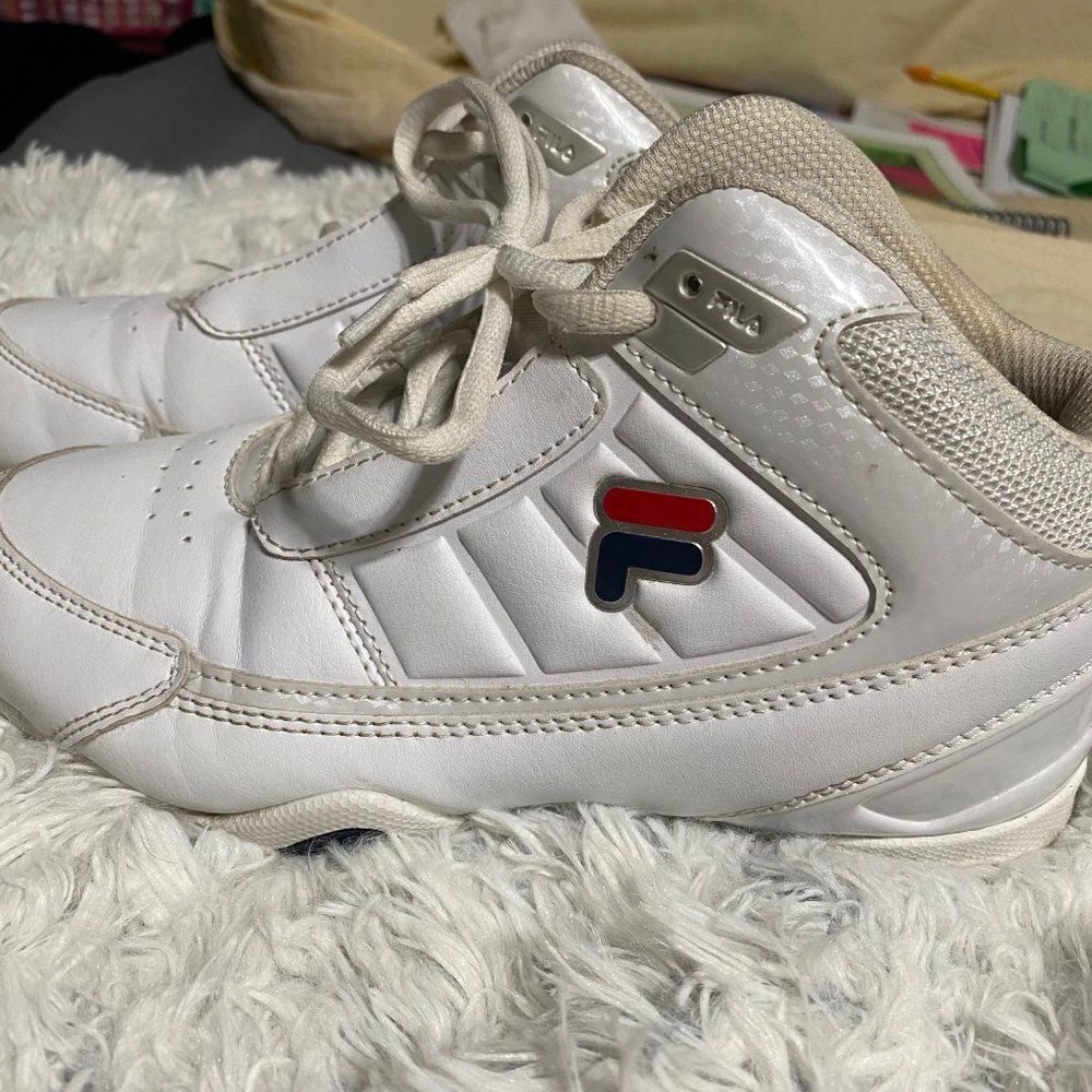 Filas White hi-tops - Picture 4 of 8
